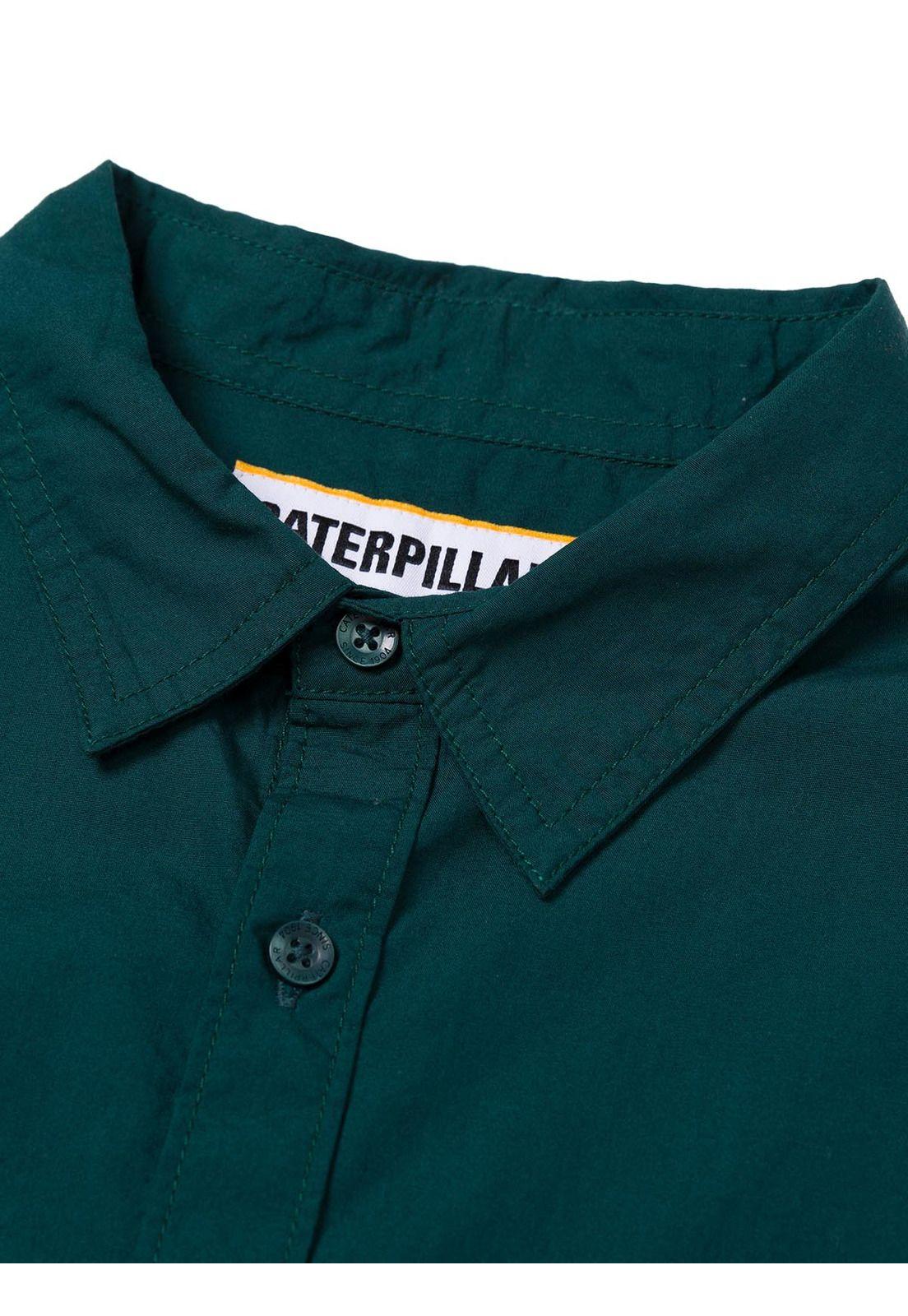 Camisa Manga Larga Casual Fundation Hombre Verde-9