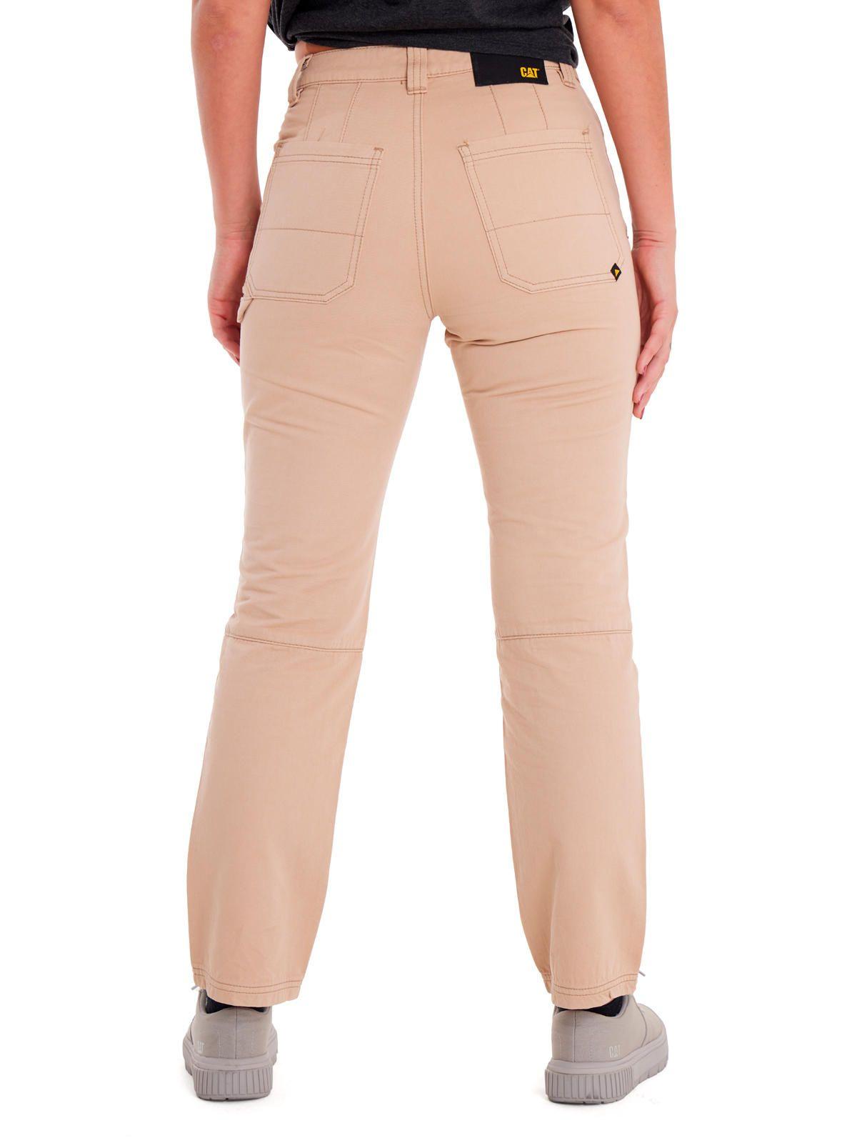 Pantalón Mujer Double Front Utility Beige/Crudo-4