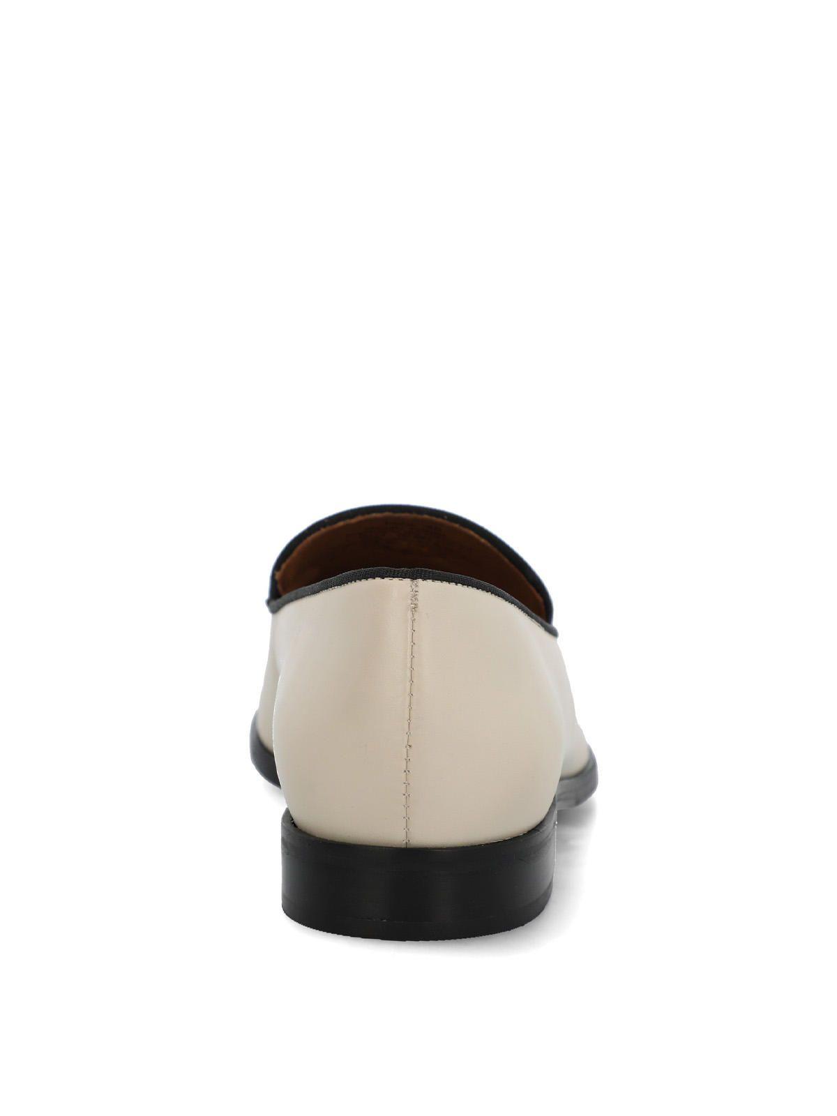 Mocasin Cuero Mujer Pomba Beige/Crudo-6