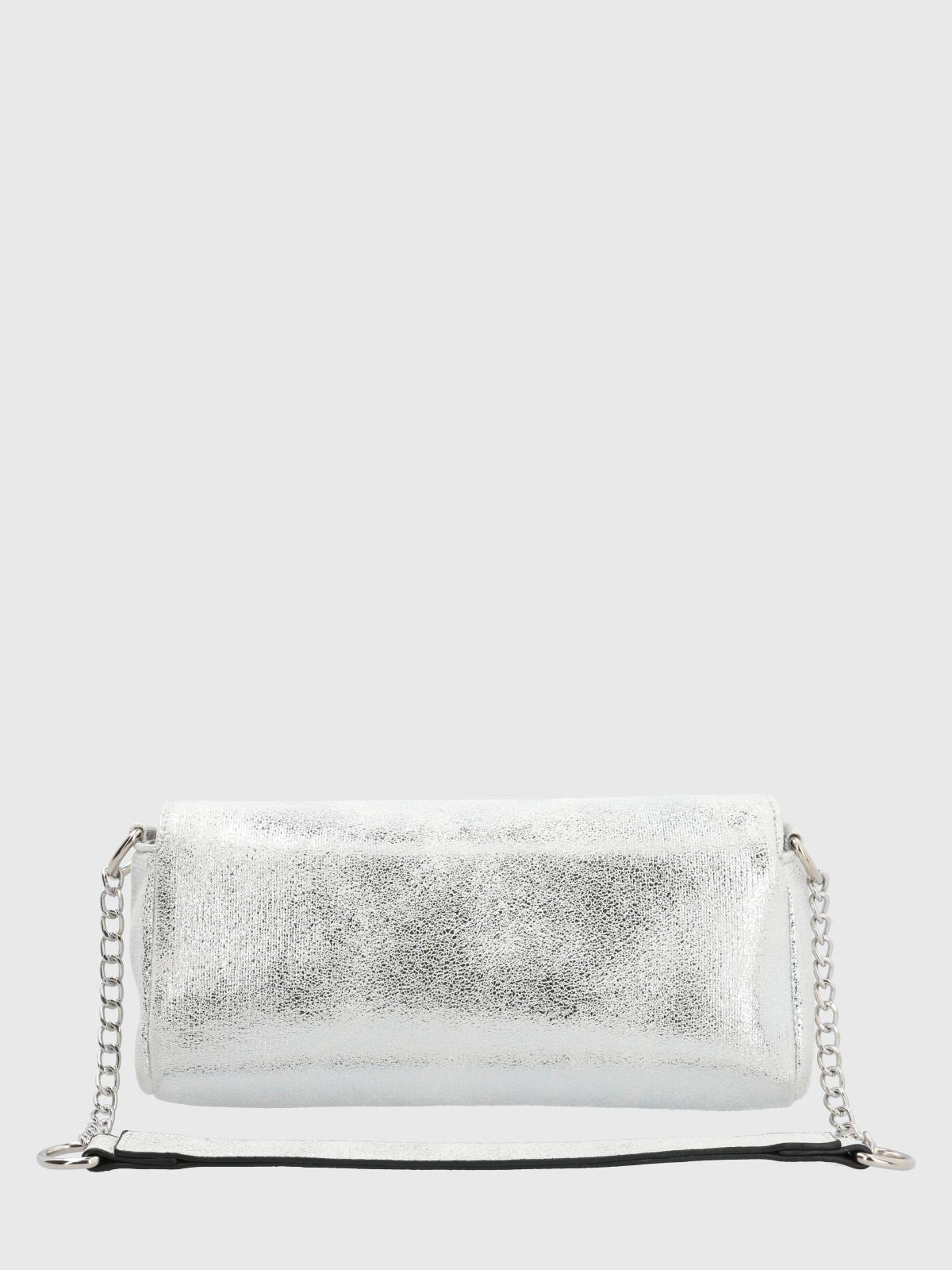 Cartera Plateado Carlo Shoulder Mujer-2