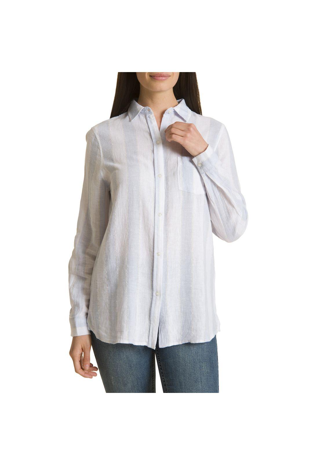Blusa Rayas Celeste Rockford-0