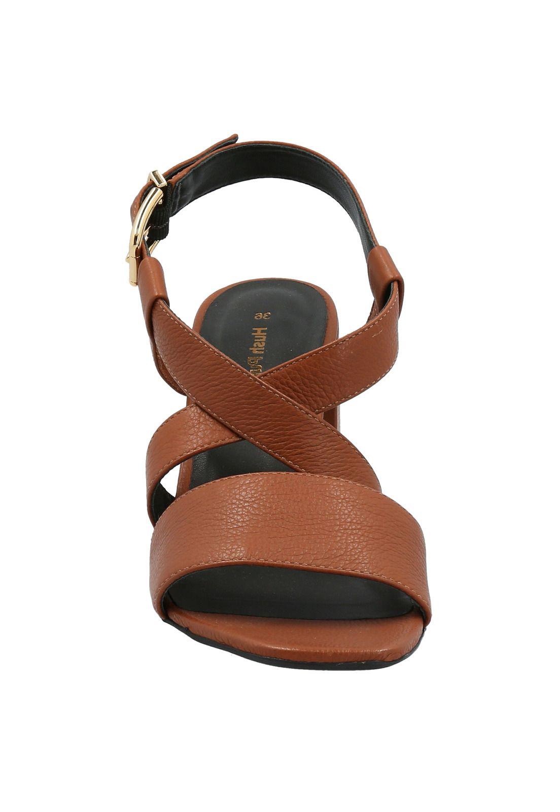 Sandalia Cuero Mujer Rialta Café-2