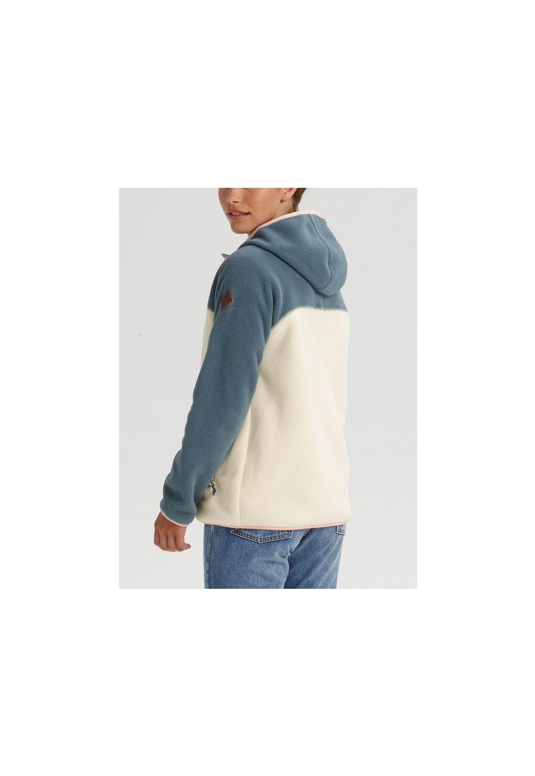 Polar  Mujer Wb Hearth Flc Snap Drkslt/Crmbru Multicolor-2