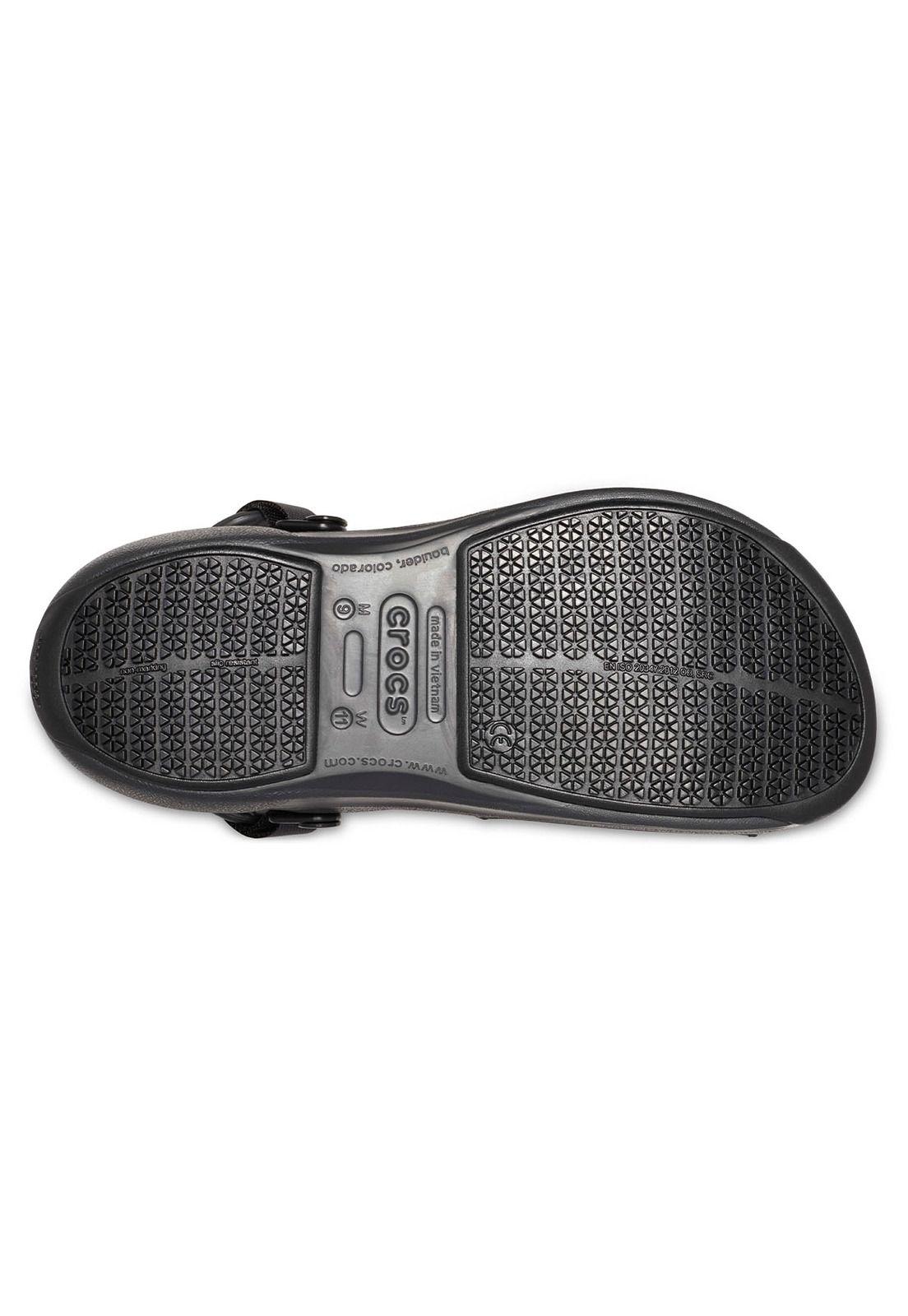 Zueco Crocs Hombre Bistro Pro Literide Negro-5