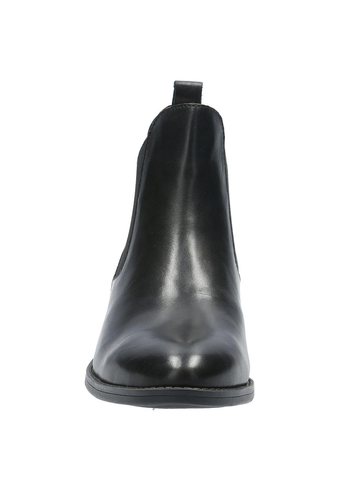 Botin Cuero Mujer Damaris Negro-3