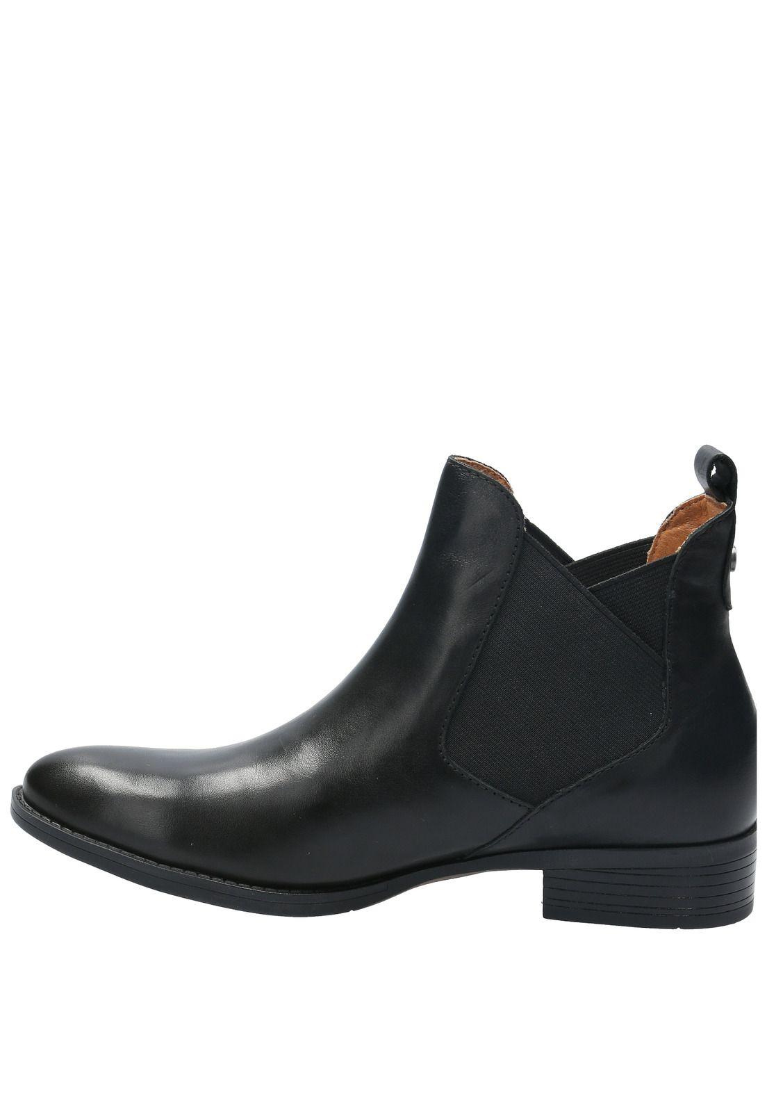 Botin Cuero Mujer Damaris Negro-5