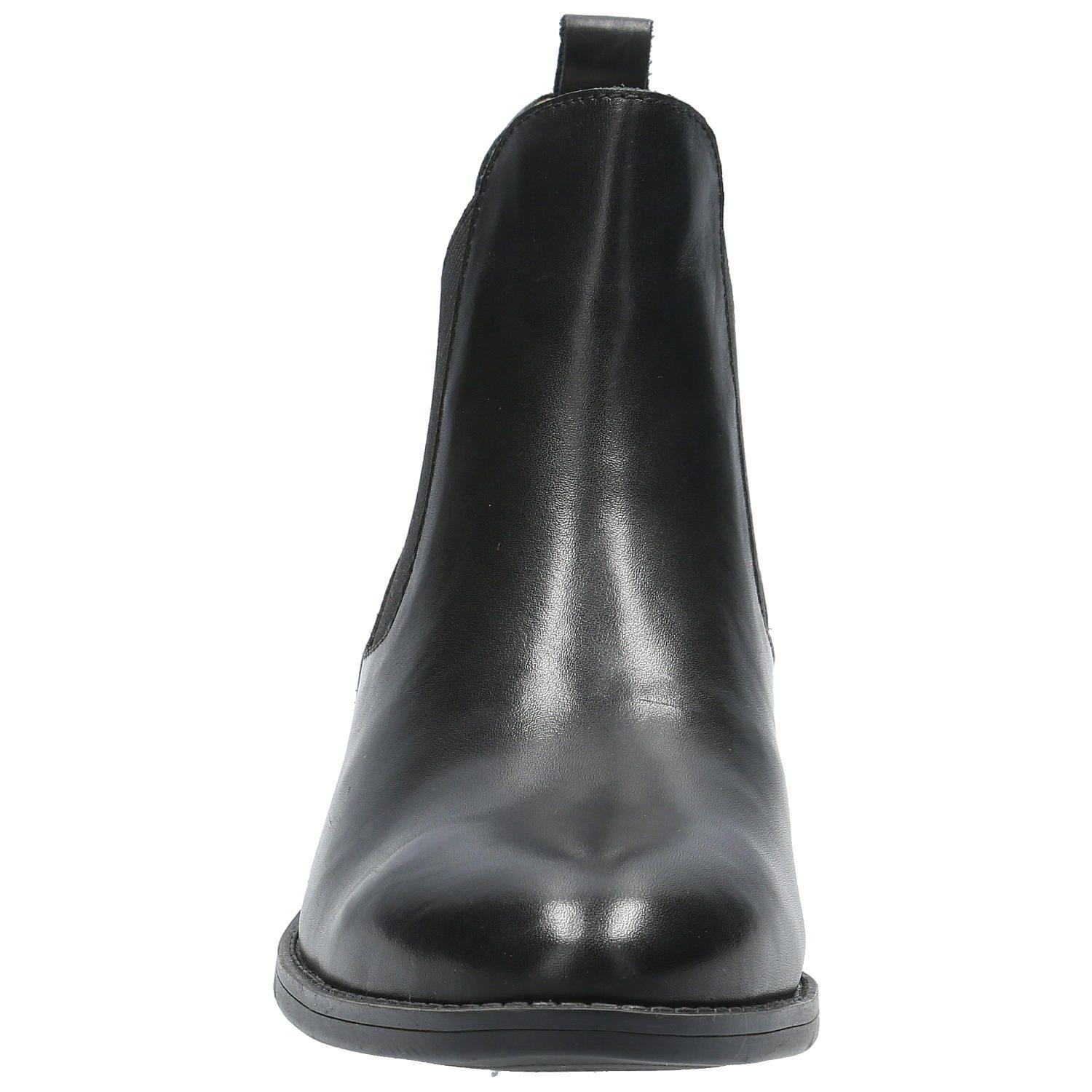 Botin Cuero Mujer Damaris Negro-3