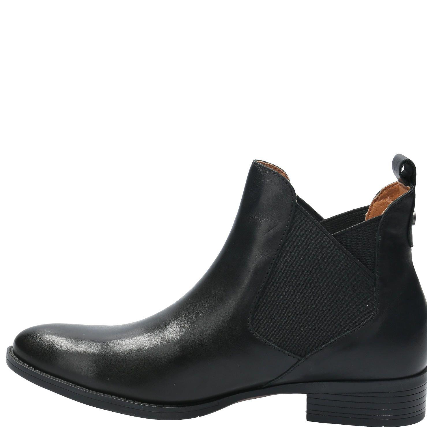 Botin Cuero Mujer Damaris Negro-5