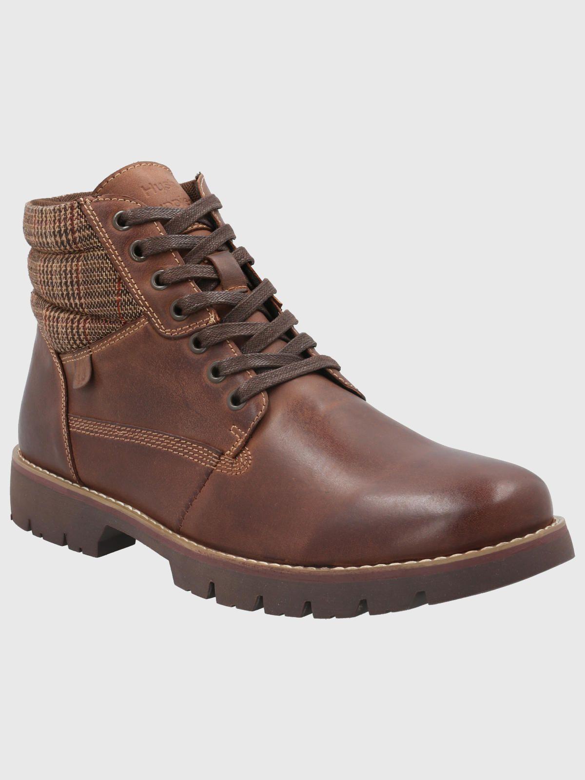 Botin Cuero Hombre Rosco Café-0