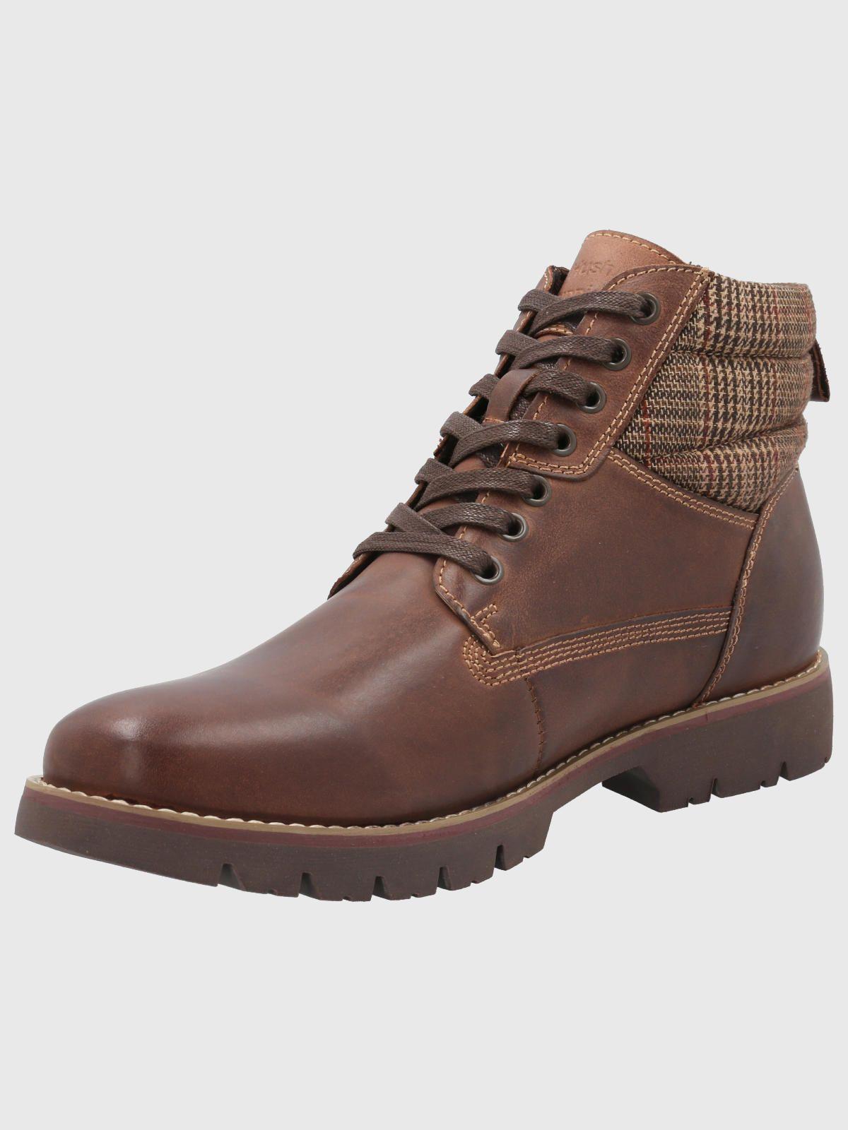 Botin Cuero Hombre Rosco Café-4