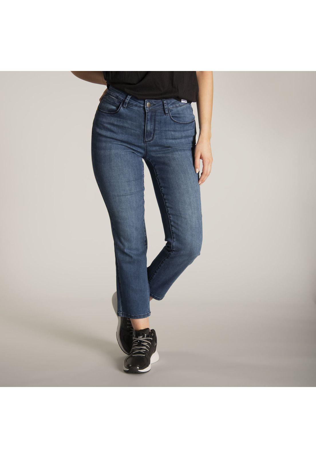 Jeans Mujer Symbol High Rise Str Azul-1