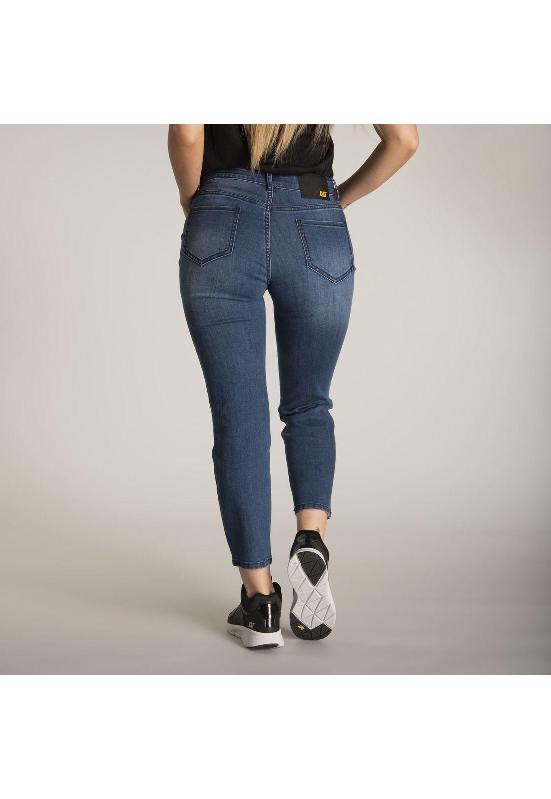 Jeans Mujer Symbol High Rise Str Azul-2