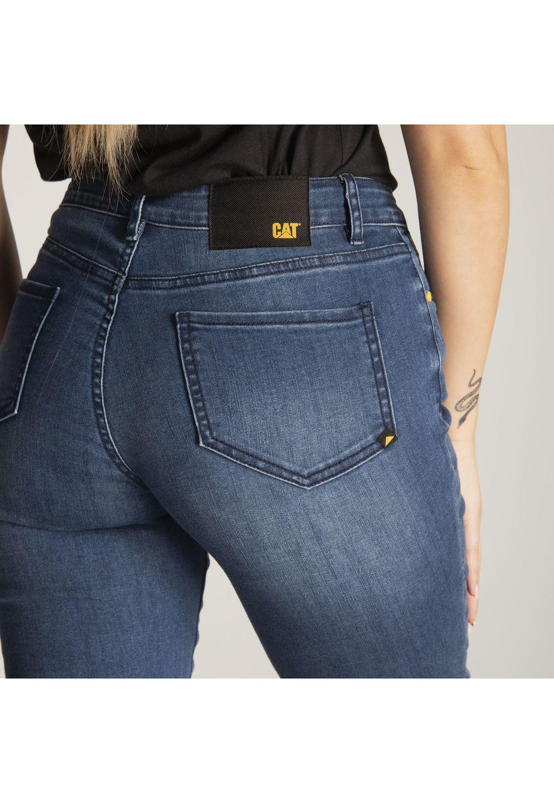 Jeans Mujer Symbol High Rise Str Azul-4