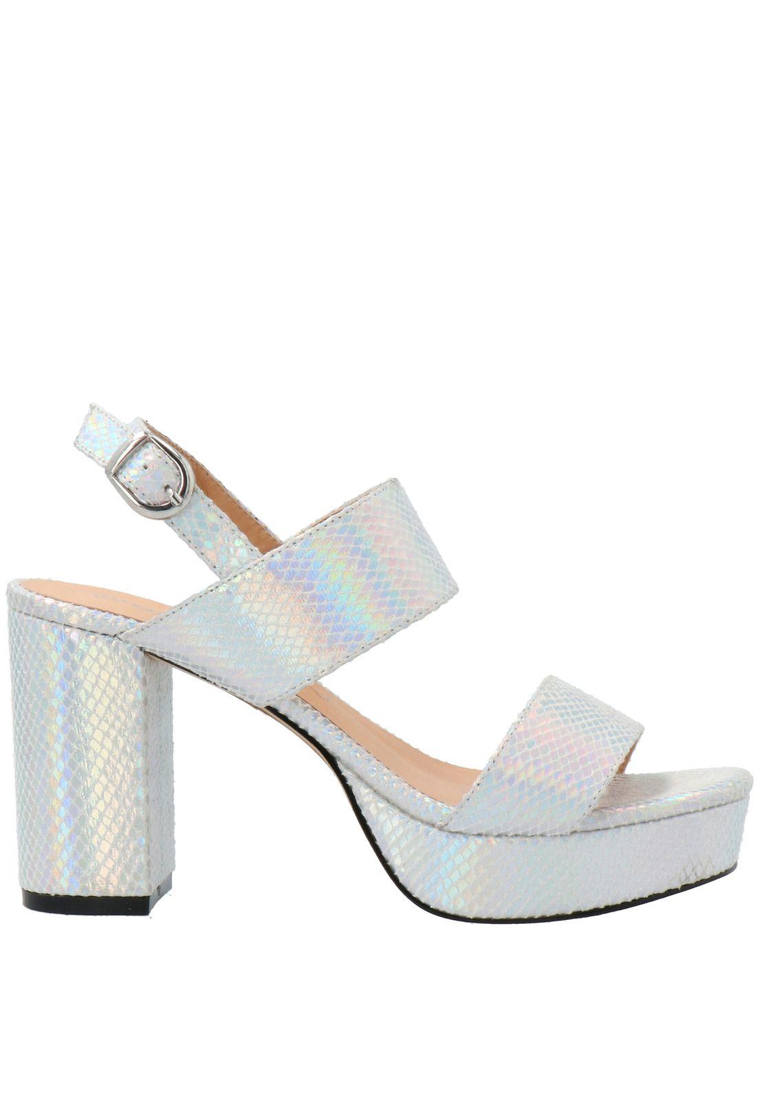 Sandalia Mujer Elize 2 Plateado-1