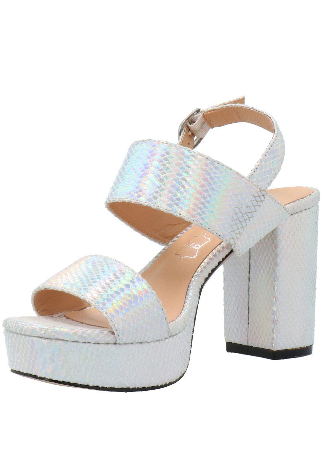 Sandalia Mujer Elize 2 Plateado-3