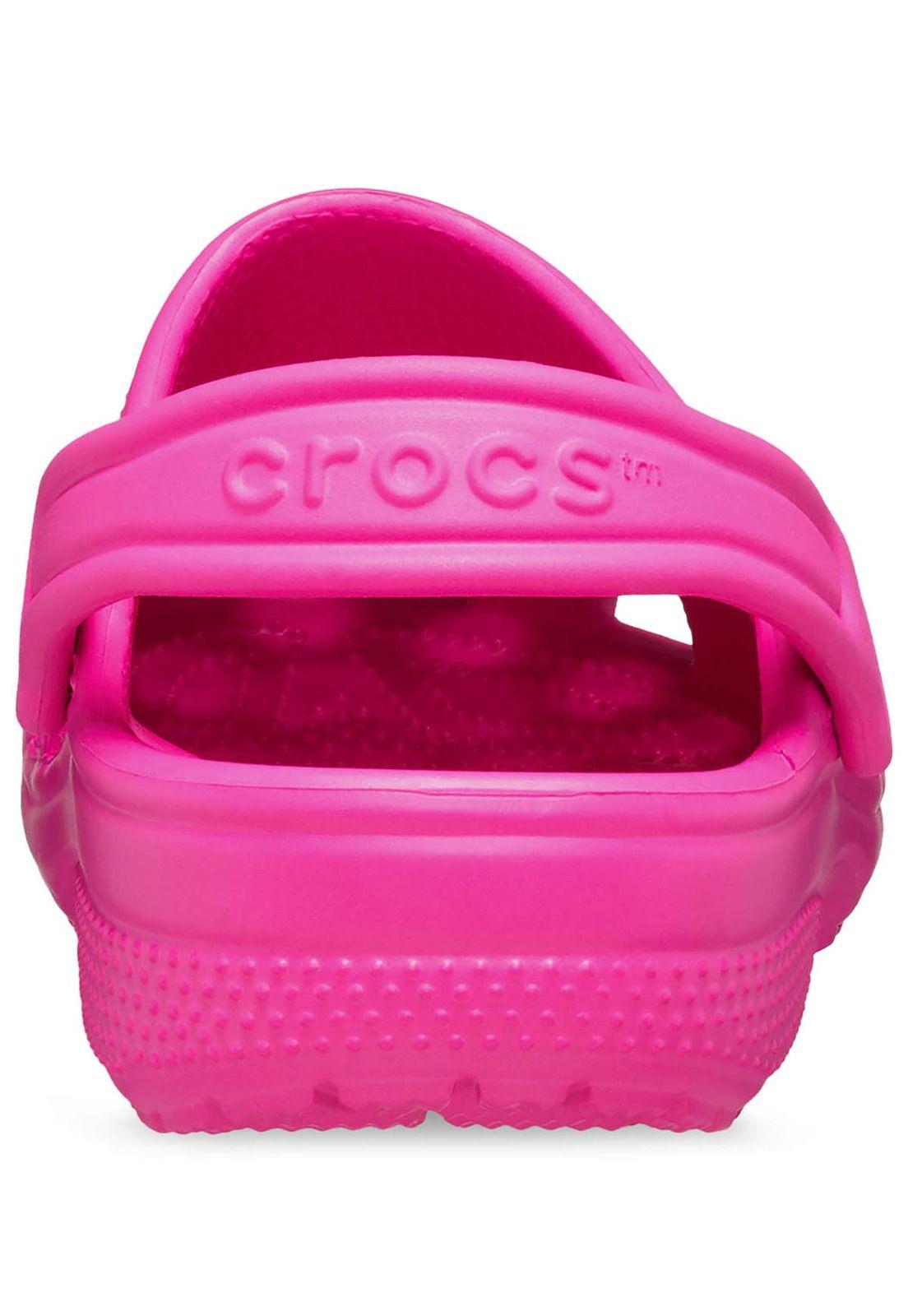 Zueco Crocs Niña Pequeña Classic Clog T Rosado-6