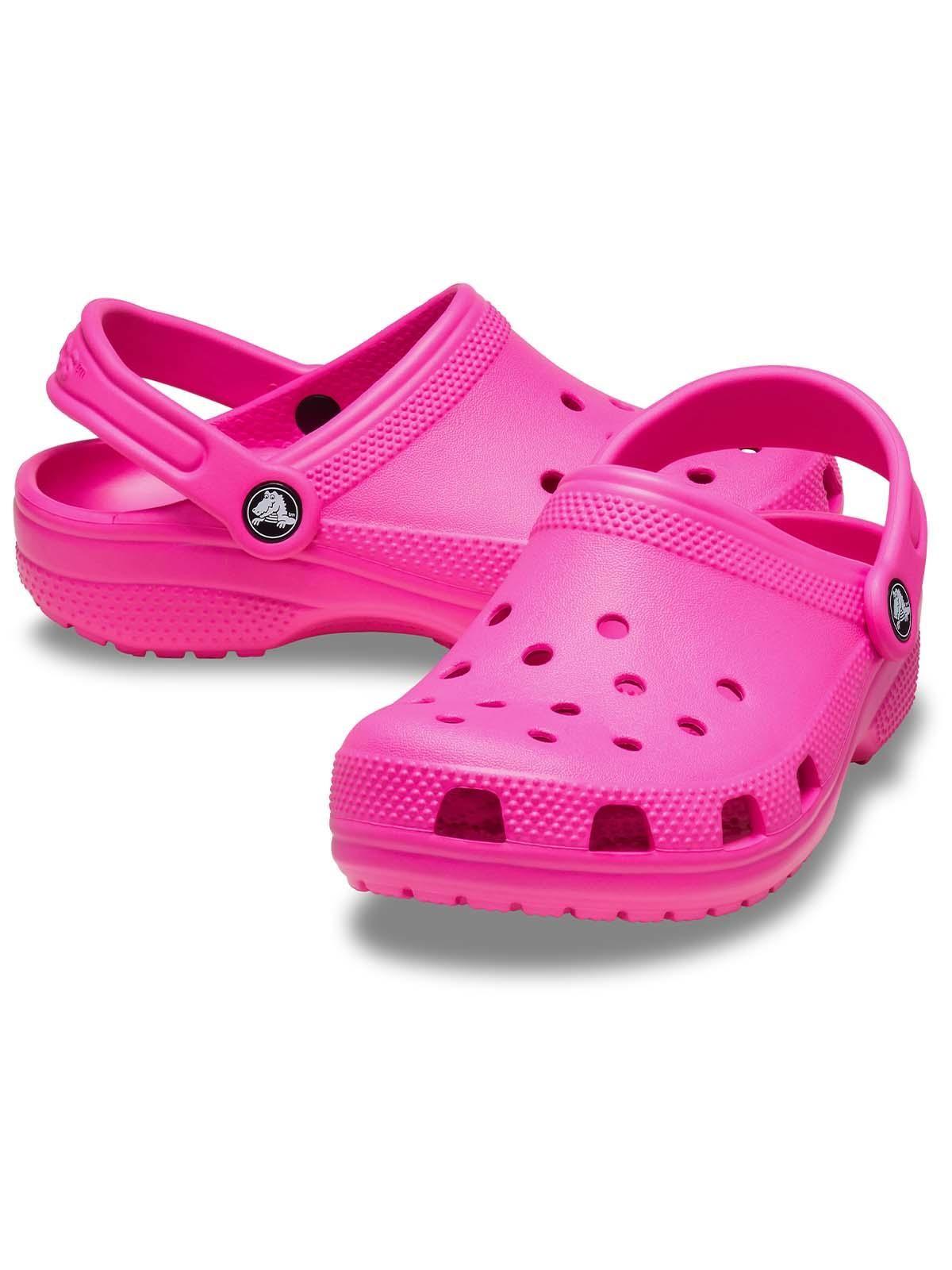 Zueco Crocs Niña Pequeña Classic Clog T Rosado-2