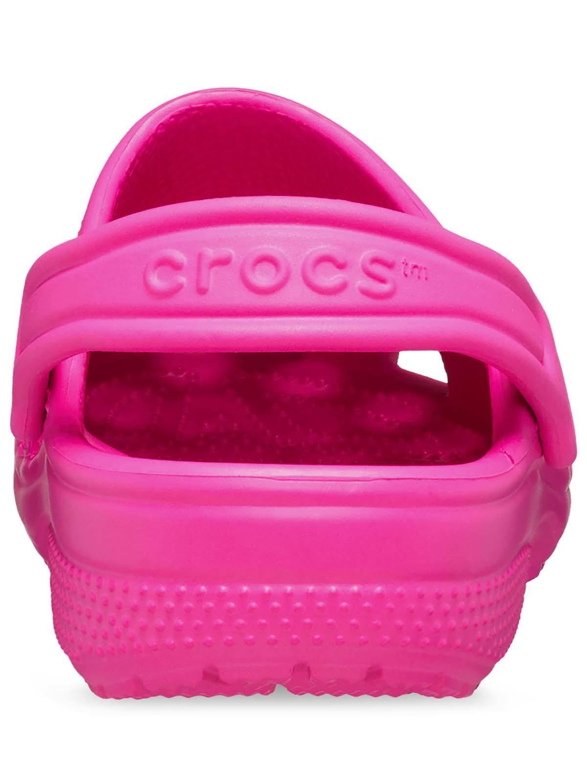 Zueco Crocs Niña Pequeña Classic Clog T Rosado-5