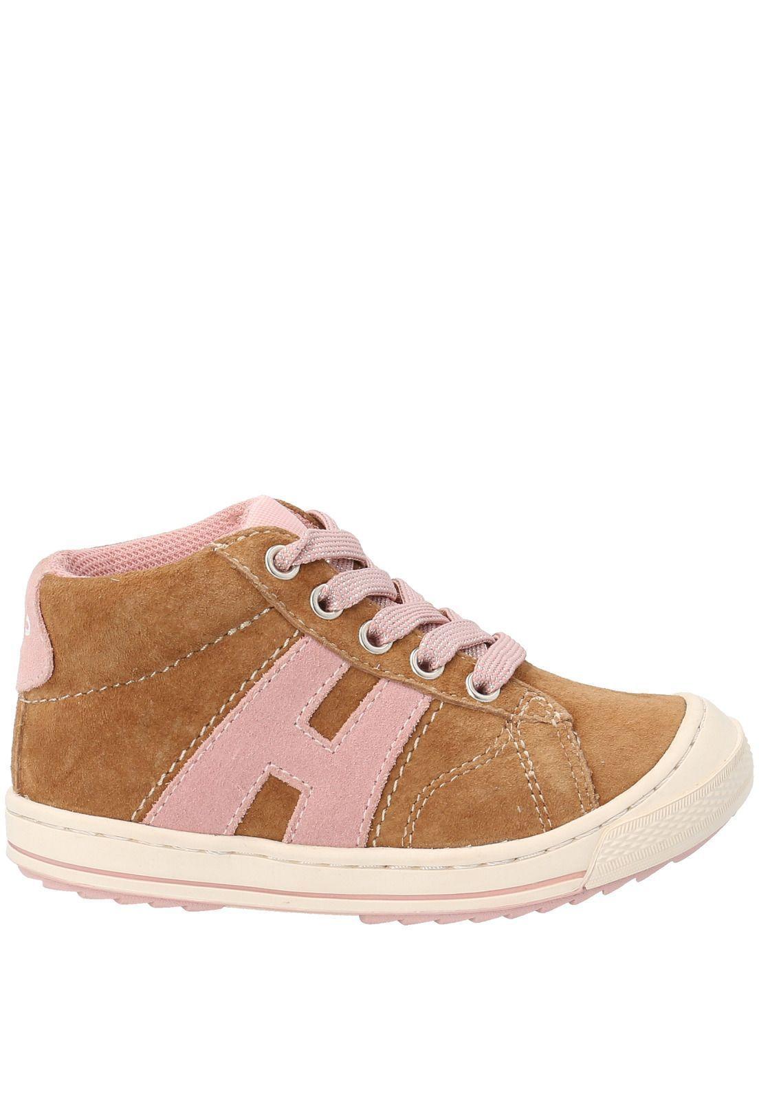 Zapatilla Cuero Niña Hercules Café (19-25)-1