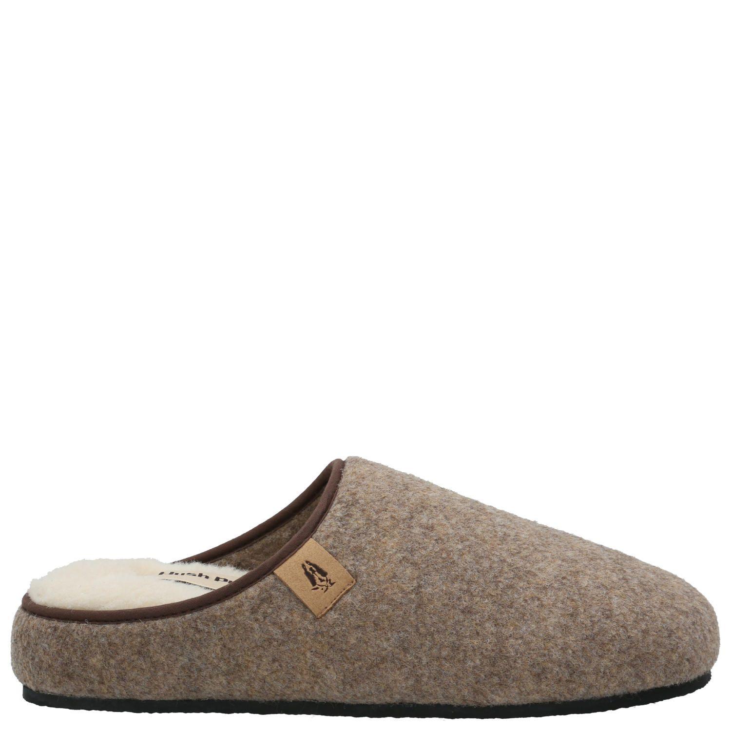 Pantufla Fieltro Hombre Slipper Felt Café-0