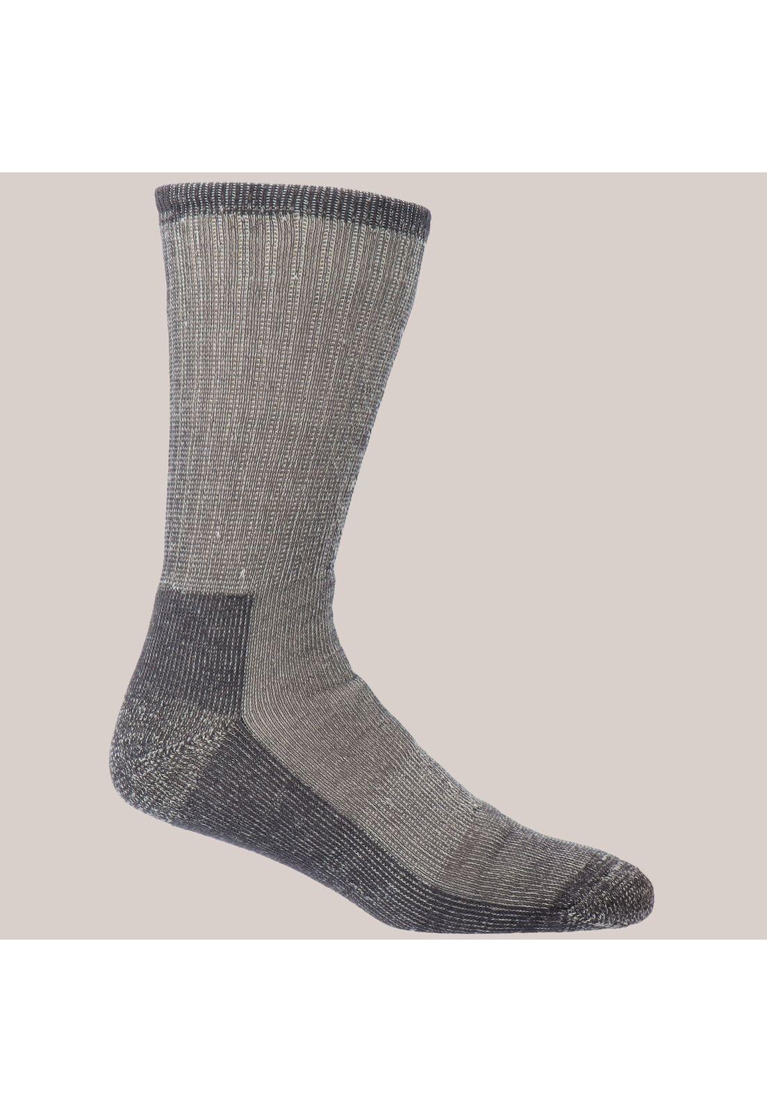 Calcetín Lana Merino H Wl Heavyrib Gris Rockford-0