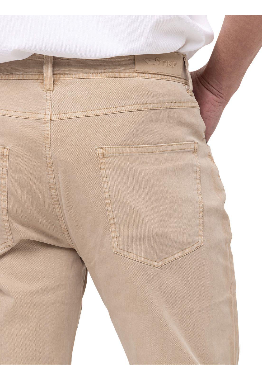 Pantalón Natural Flex Five Beige Hombre-3