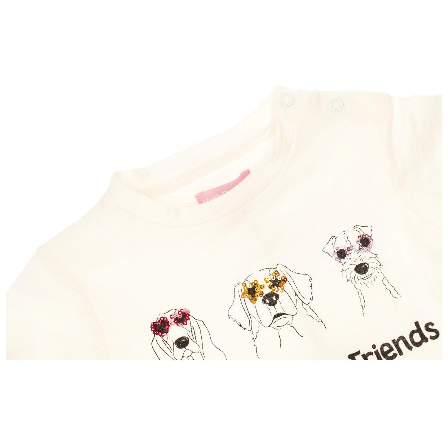 Polera M/C Niña Friends Blanco-2