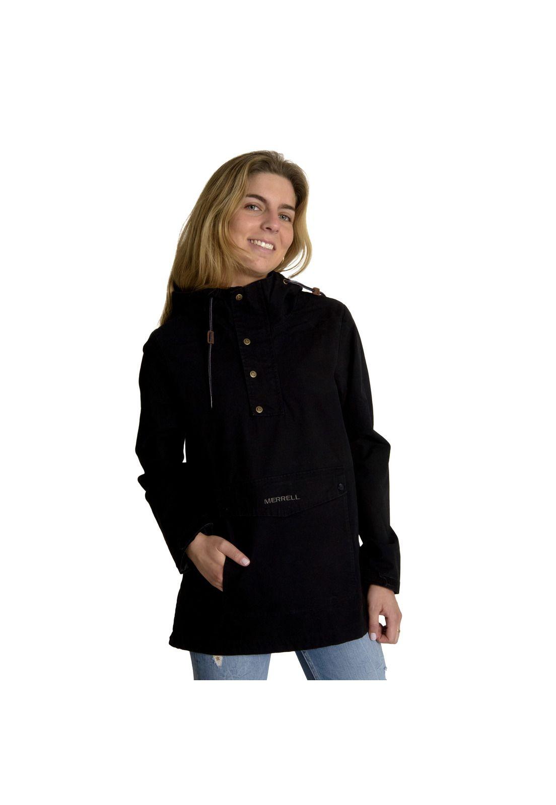 Chaqueta Mujer Anorak Negro-0
