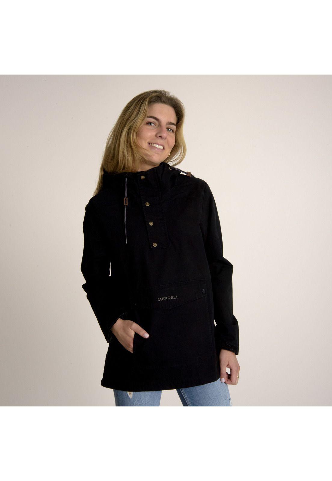 Chaqueta Mujer Anorak Negro-1