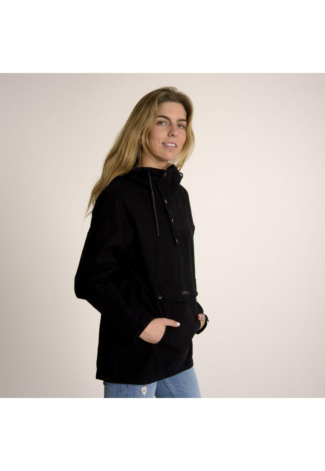 Chaqueta Mujer Anorak Negro-2