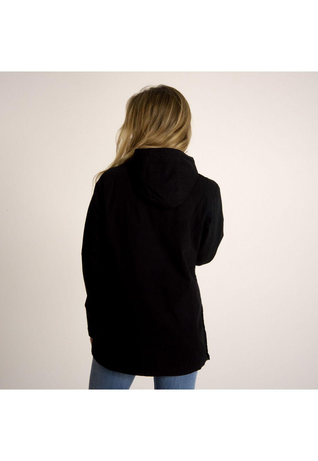 Chaqueta Mujer Anorak Negro-3
