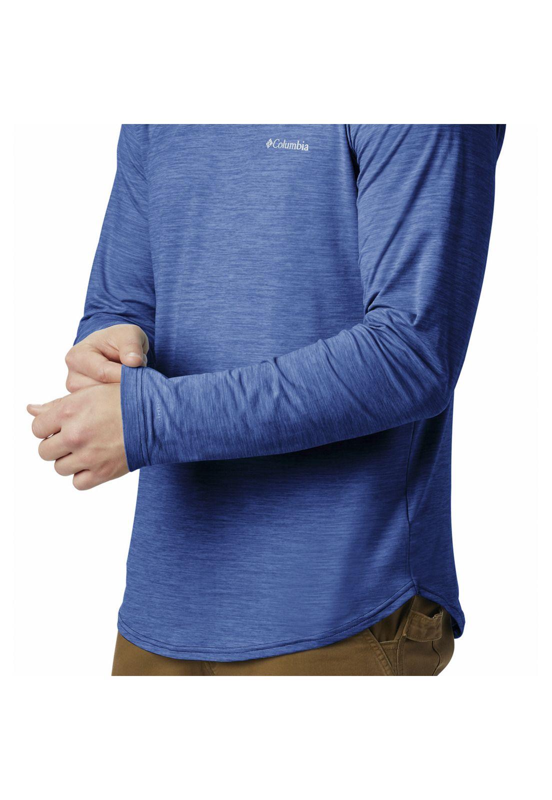 Polera Tech Trail™ II Crew azul-0