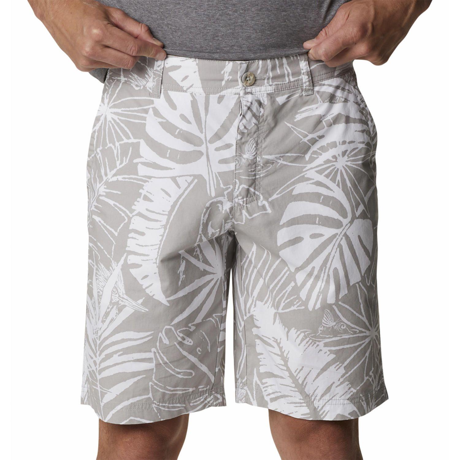 Short Hombre Washed Out Printed Gris-3
