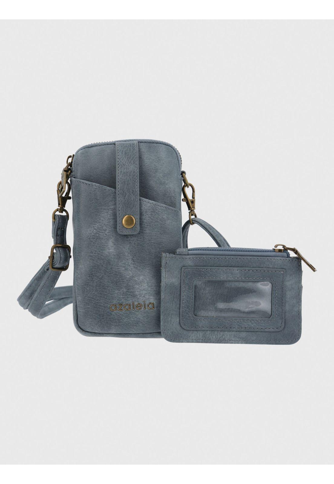Cartera Mujer Esther Cross Azul-2