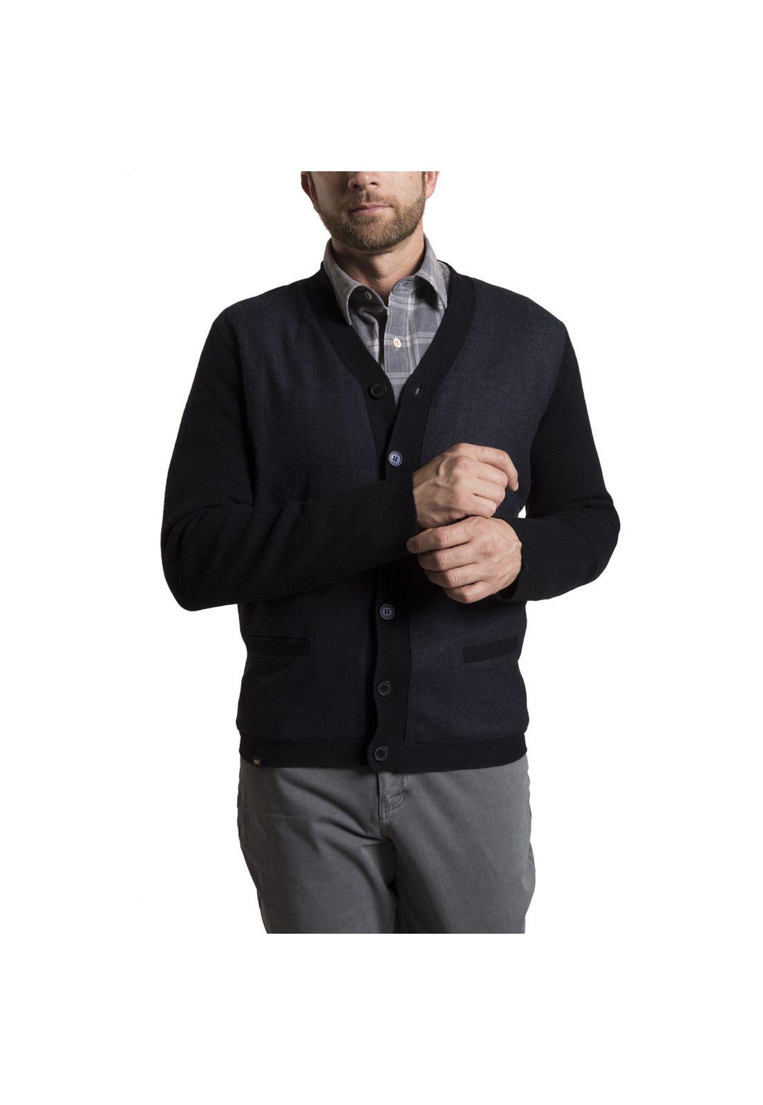 Cardigan Spike Rockford Azul-0