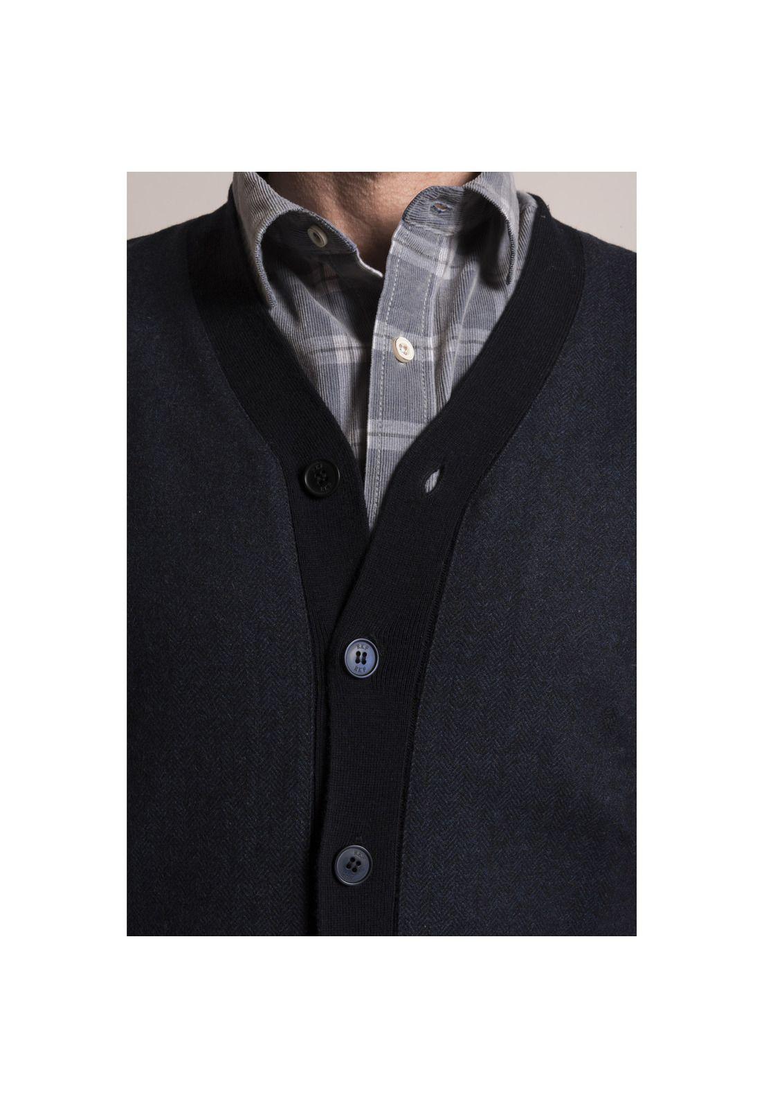Cardigan Spike Rockford Azul-3