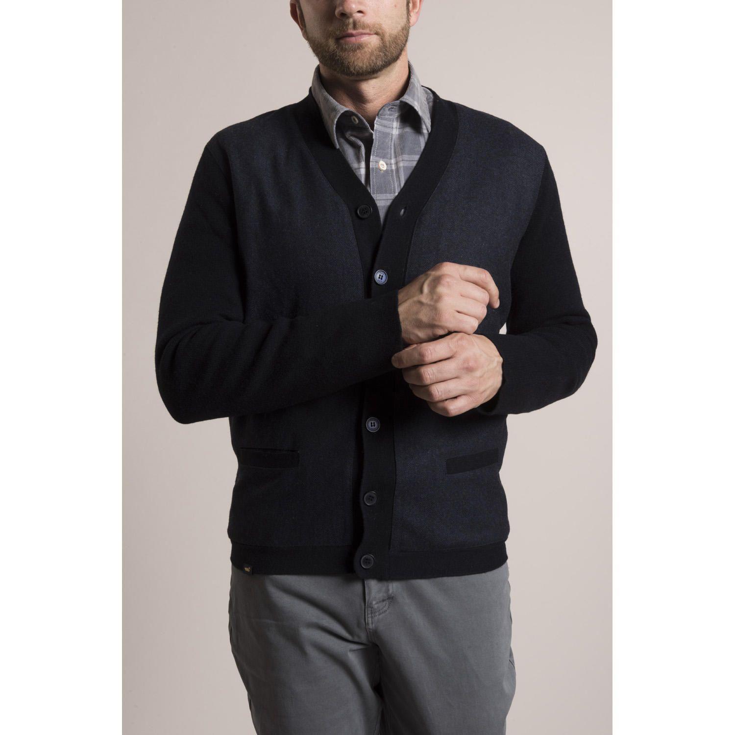 Cardigan Spike Rockford Azul-1