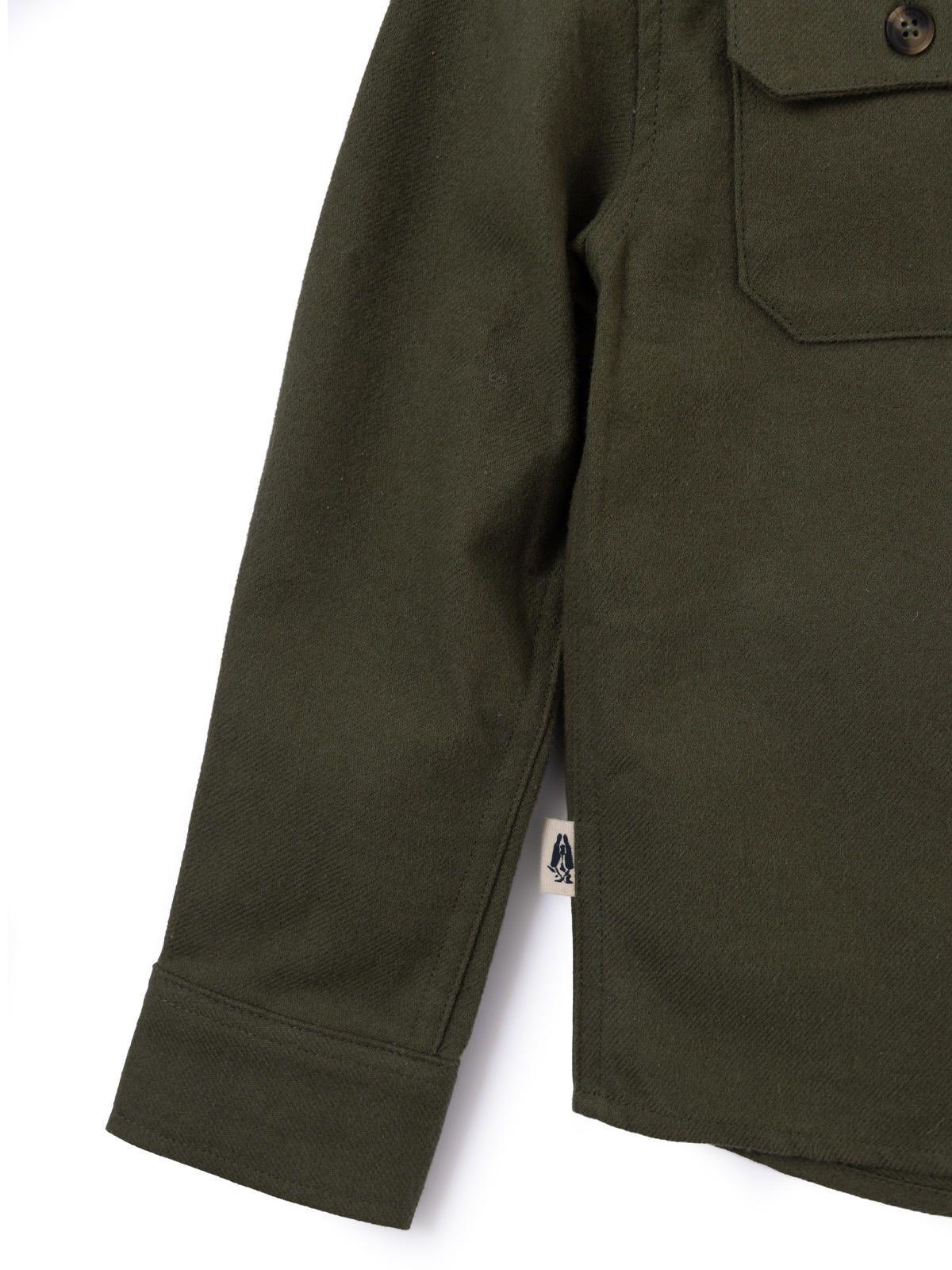 Camisa Manga Larga Niño Rust Verde-4