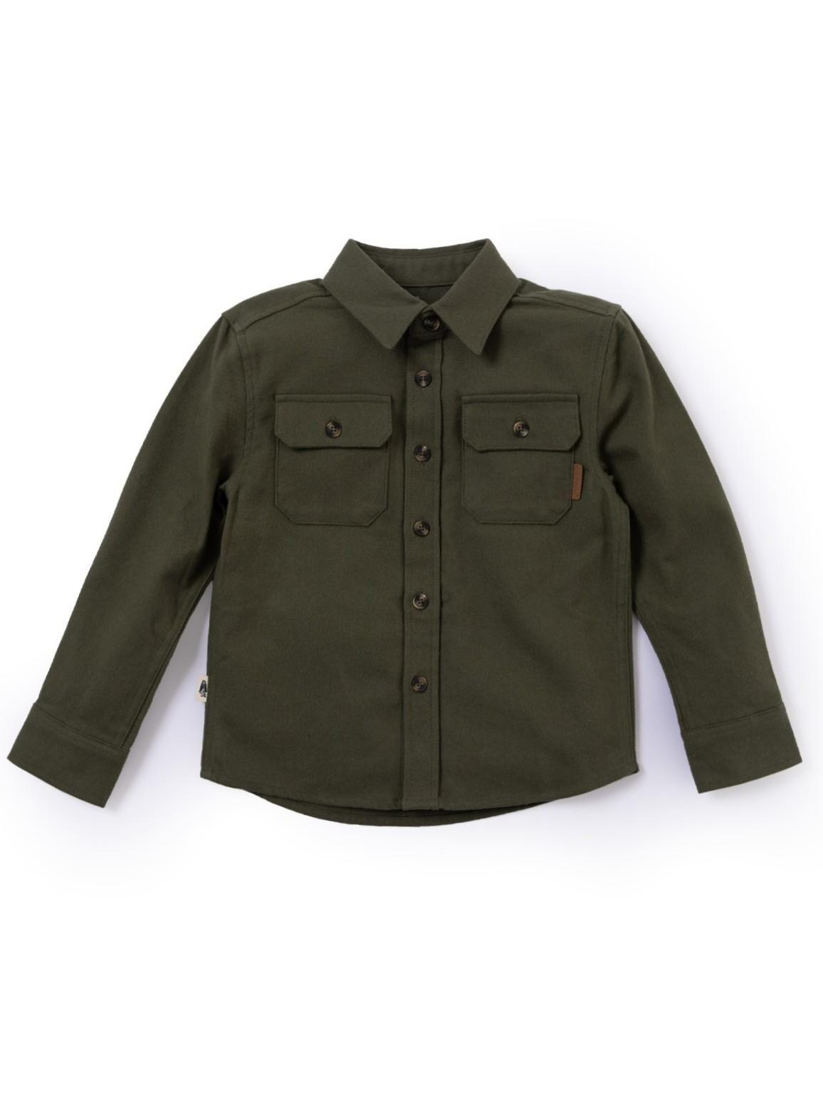 Camisa Manga Larga Niño Rust Verde-0