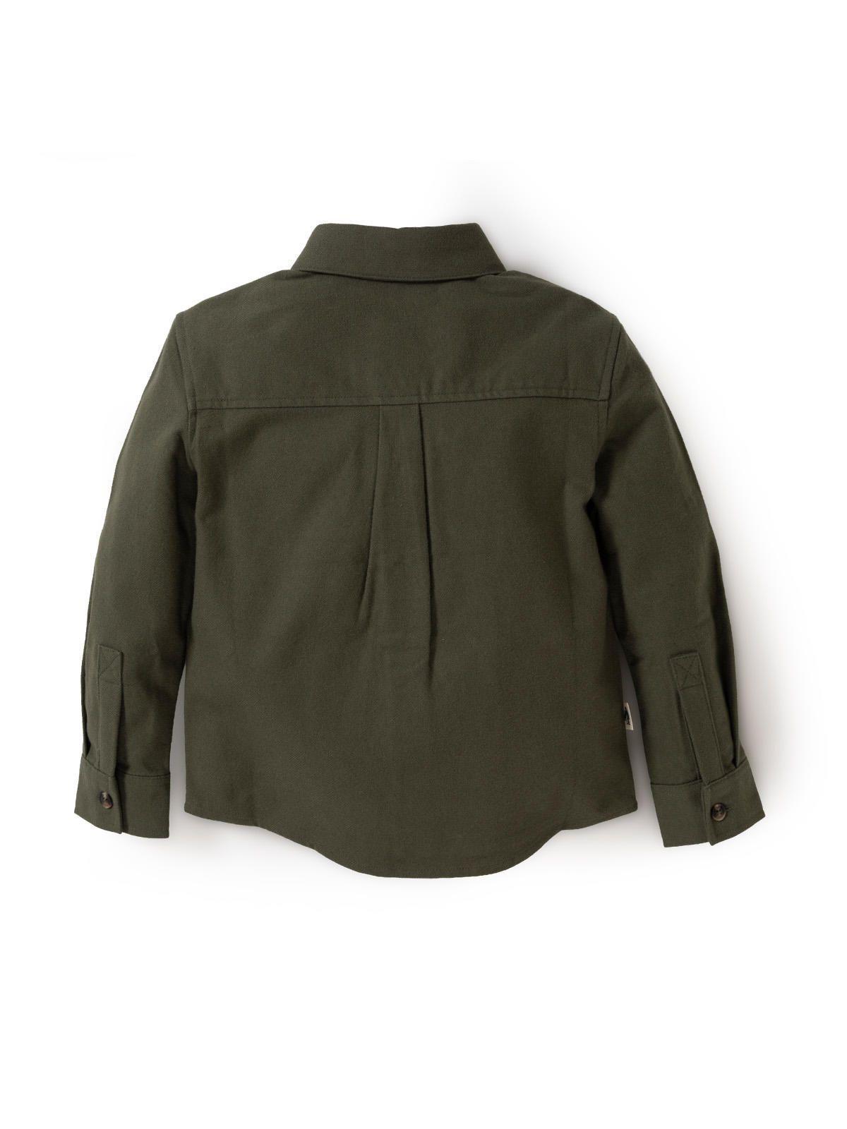 Camisa Manga Larga Niño Rust Verde-1