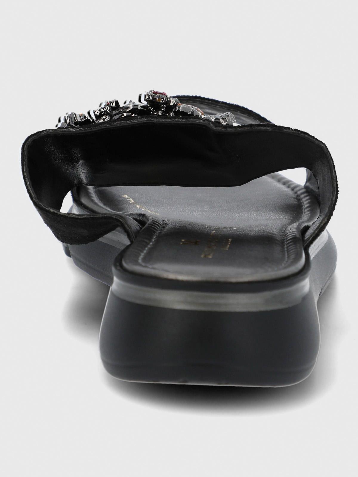 Sandalia Cerutti Mujer Aquino Negra-7