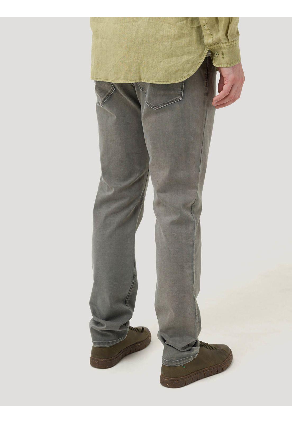 Jeans Algodón Hombre Bari Gris-5