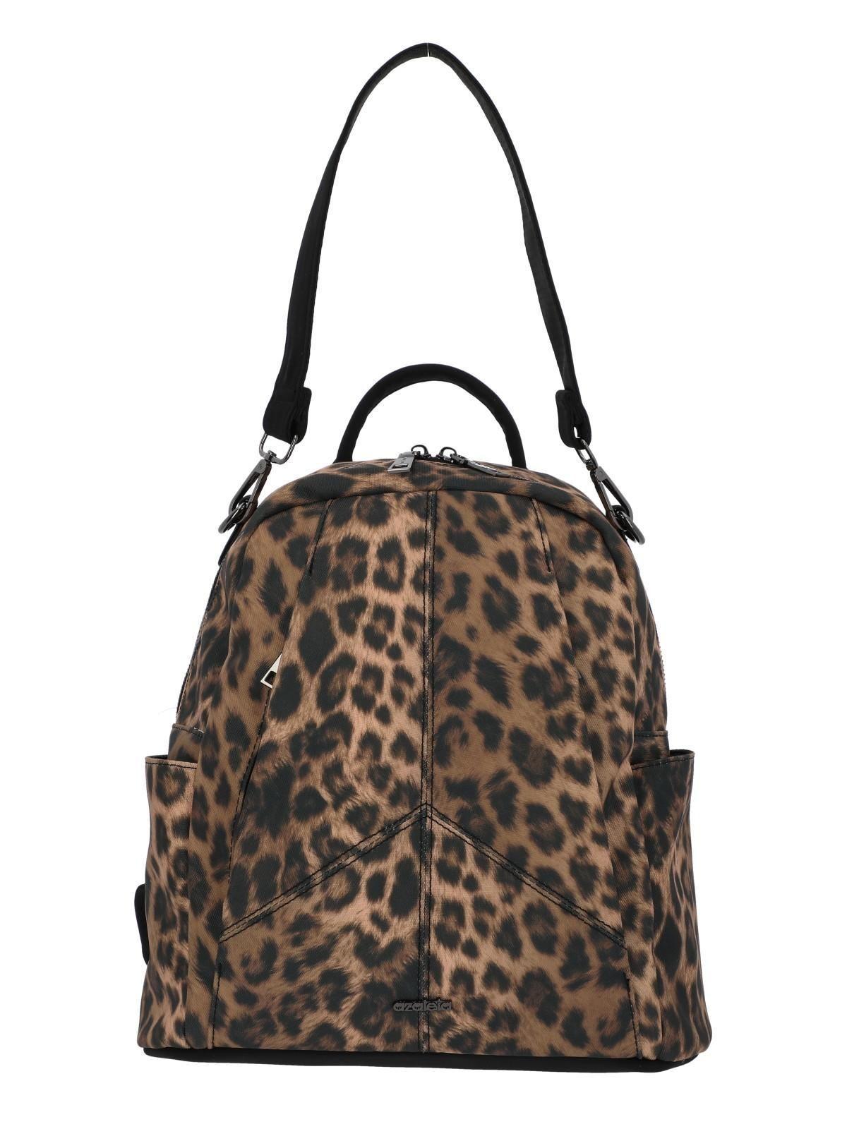 Cartera Mochila Mujer Iman Backbag Café-5