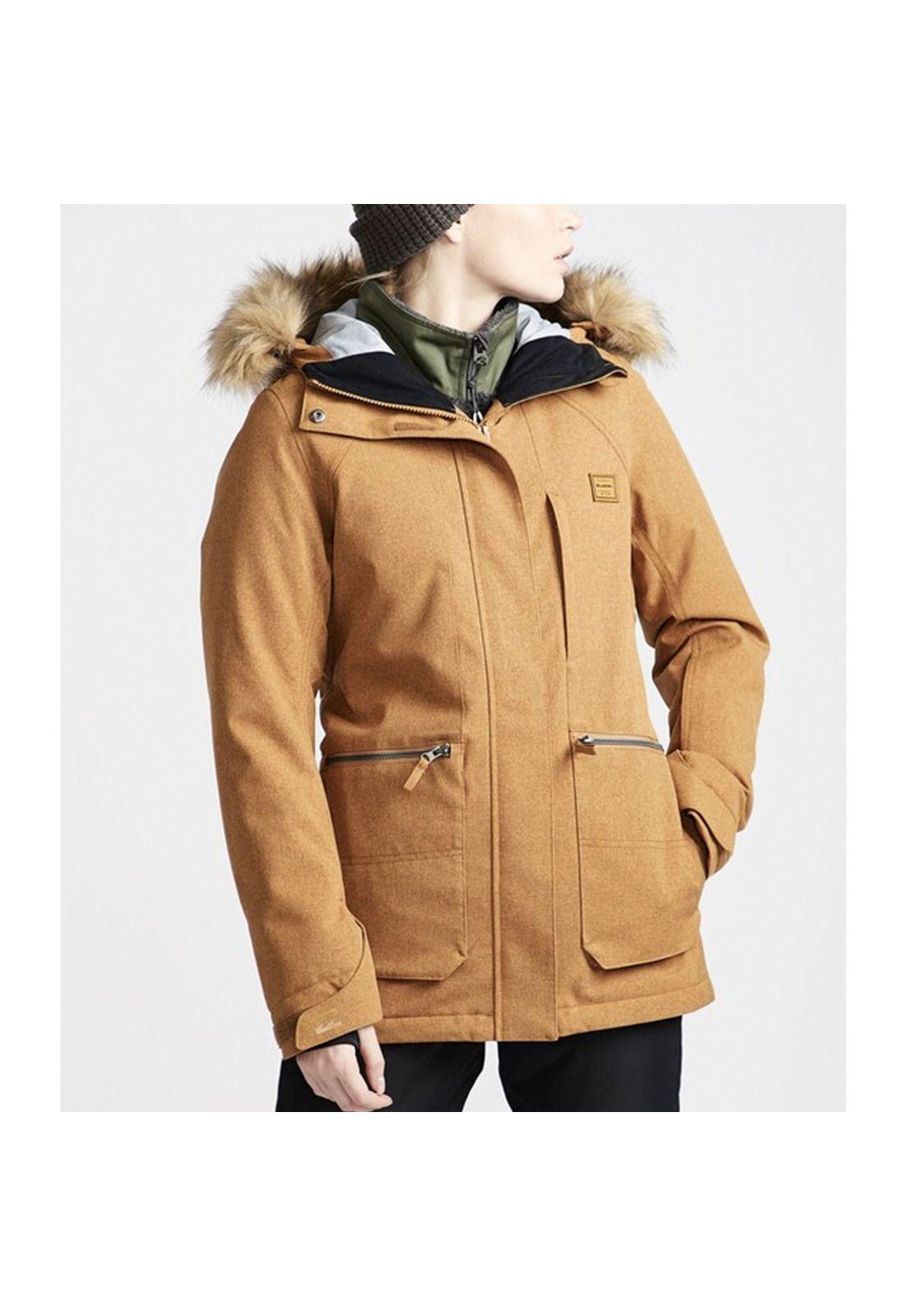 Parka De Ski Mujer Into The Forest Camel-0