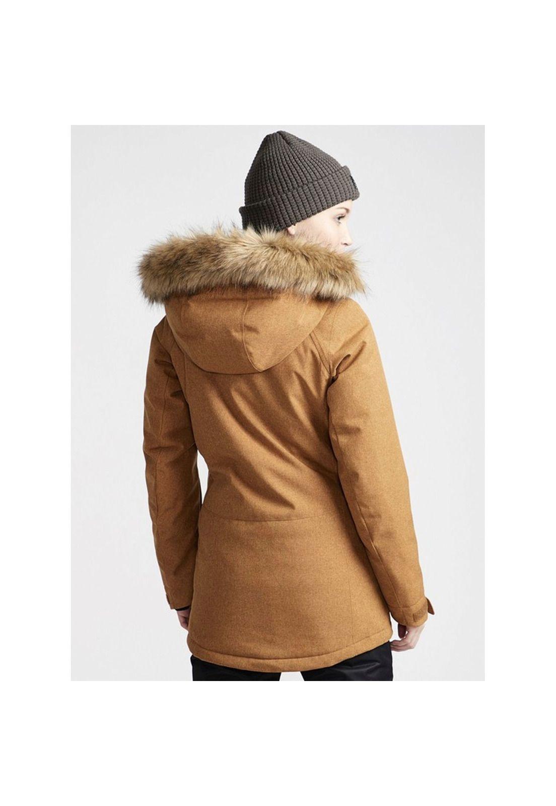 Parka De Ski Mujer Into The Forest Camel-1