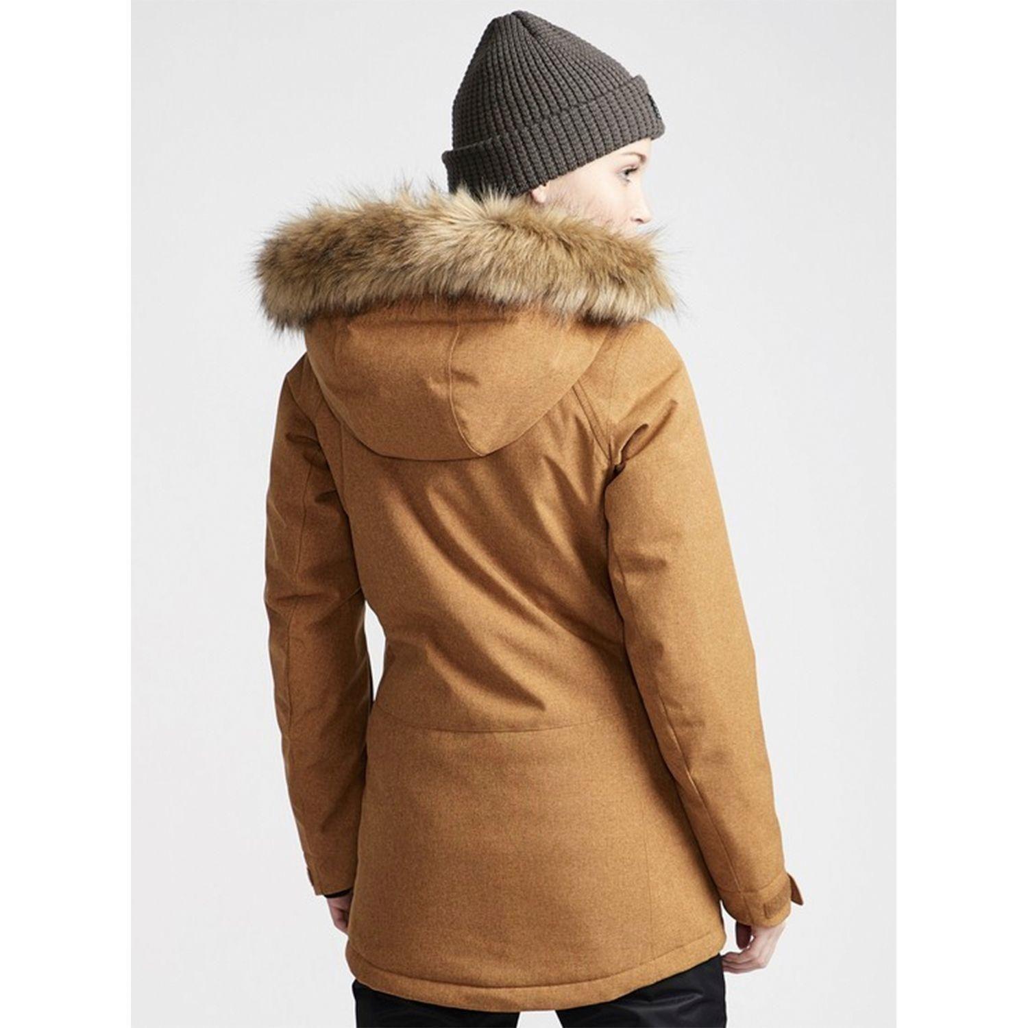 Parka De Ski Mujer Into The Forest Camel-1