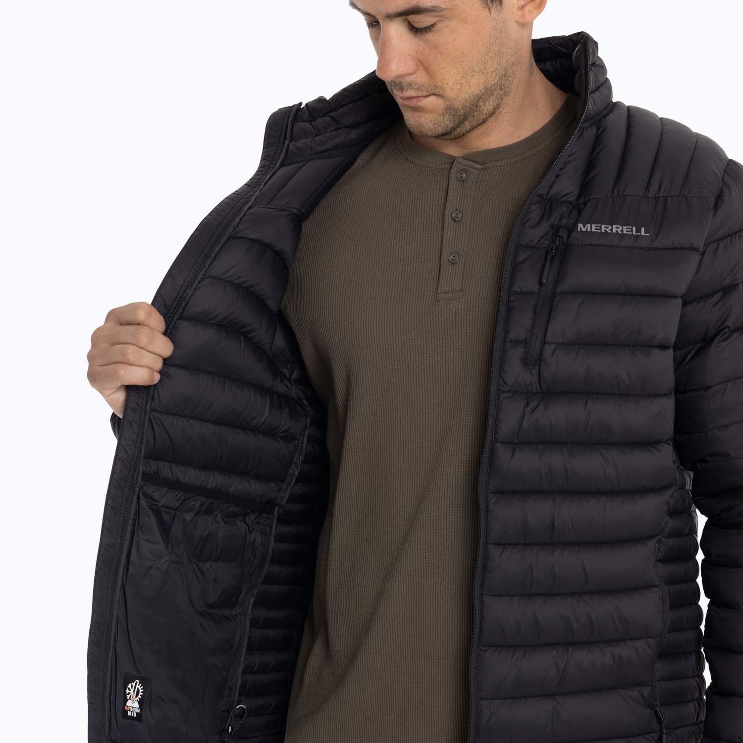 Parka Hombre Klamath Negro Merrell-5