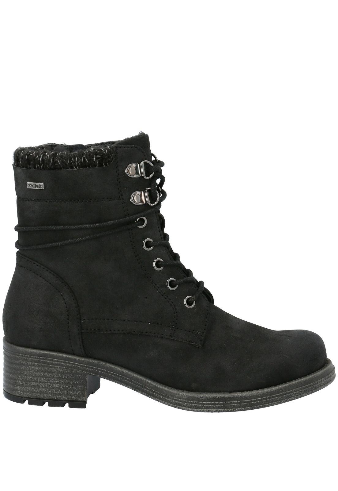 Botin Mujer Lois Negro-1