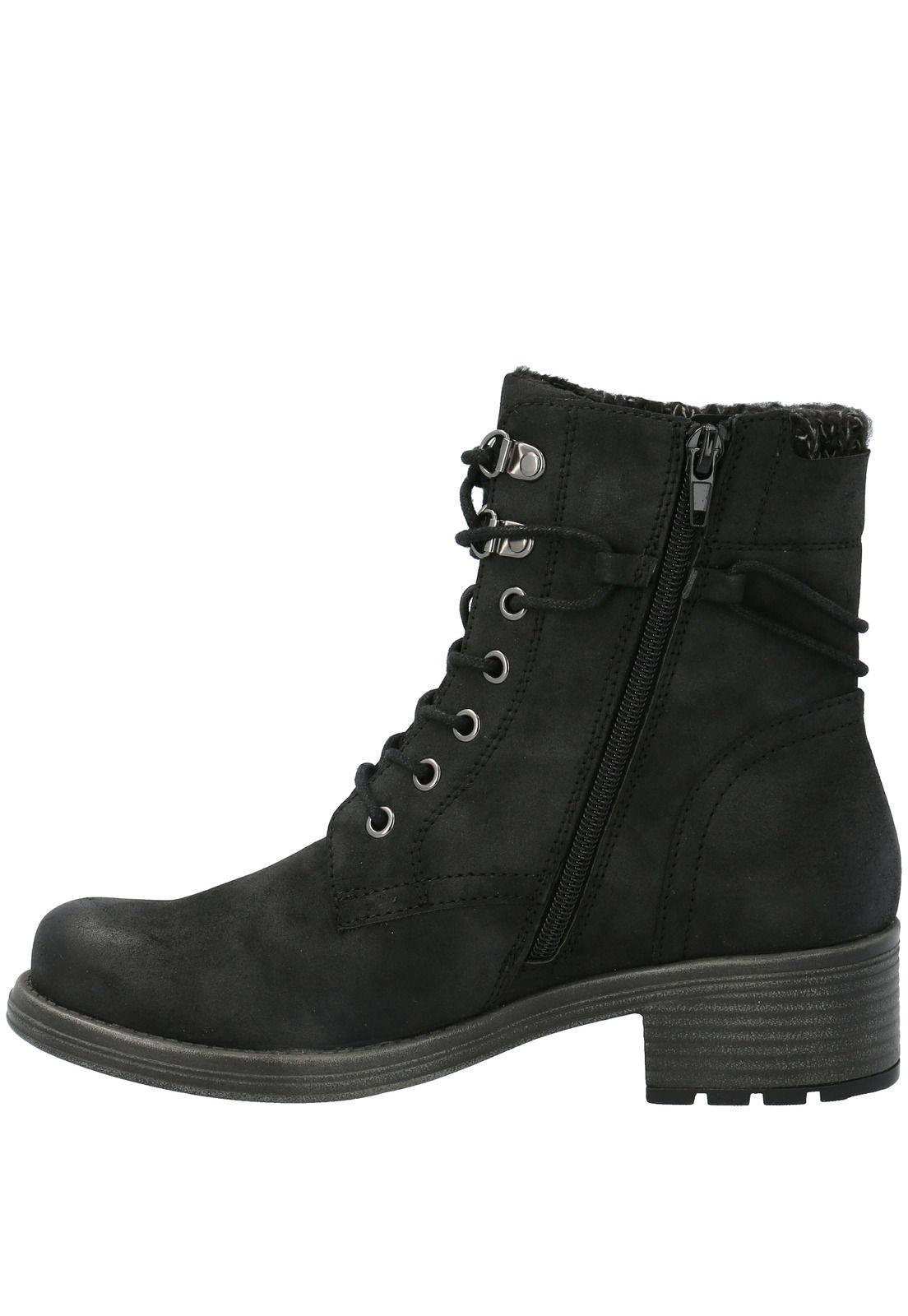 Botin Mujer Lois Negro-4