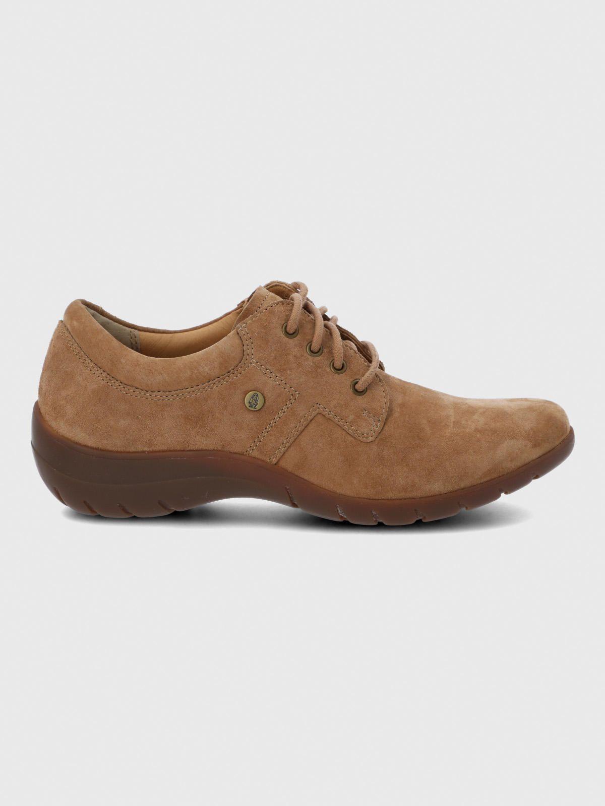 Zapato Cuero Mujer Rojam Café-3